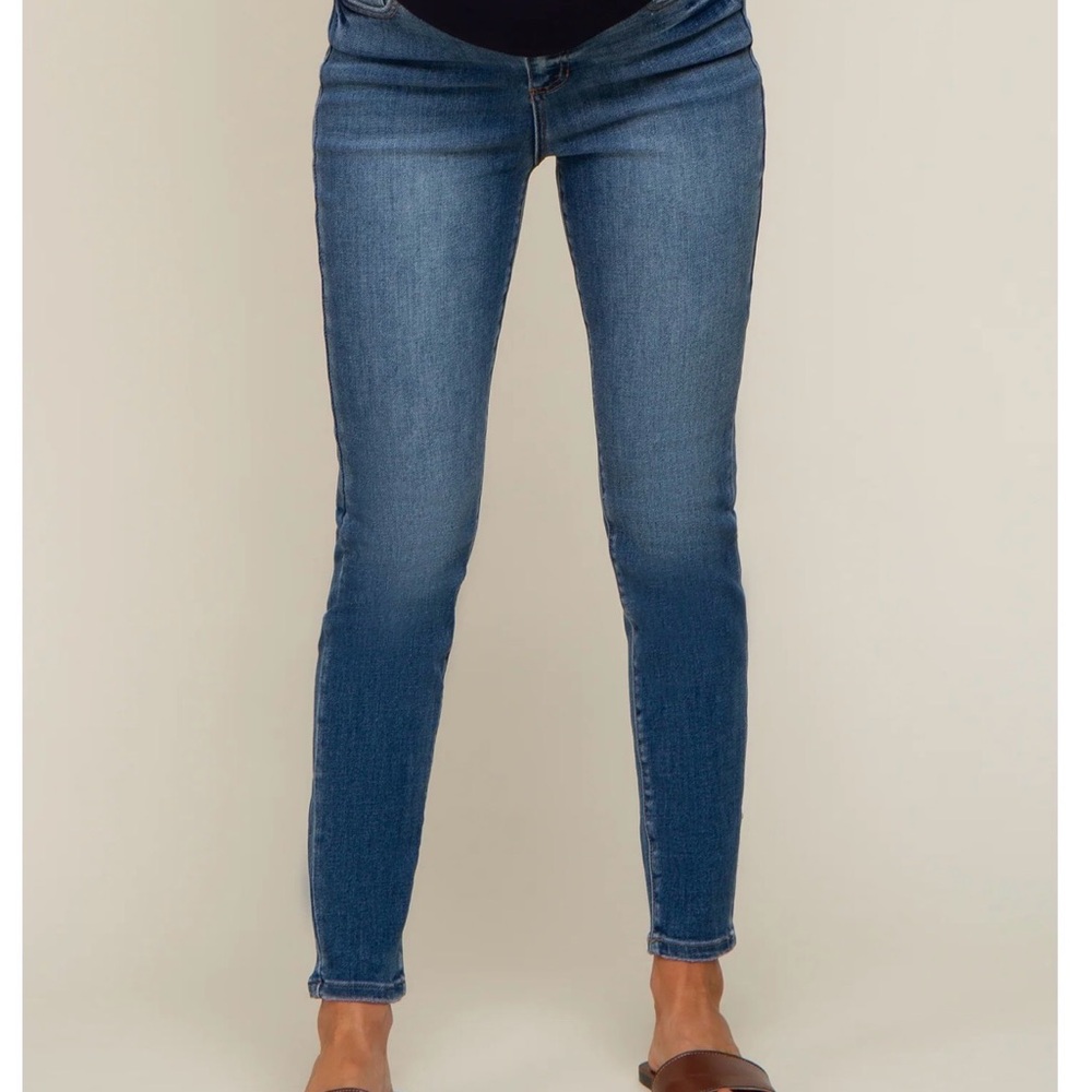 PinkBlush Navy Maternity Navy Skinny Jeans NWOT